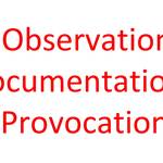 [LIVE] Observation, Documentation & Provocations